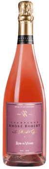 Andre Robert Champagne Extra Brut Rose De Vignes Premier Cru 750 ML