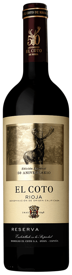 El Coto Rioja 50 Aniversario Reserva 2015 750 ML