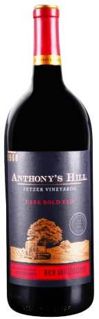 Anthony'S Hill Dark Bold Red California 1.5 L