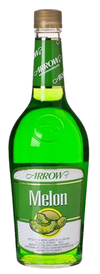 Arrow Melon Liqueur 1L green bottle with melon flavor for cocktails and mixing