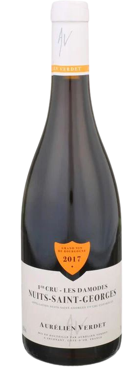 Aurelien Verdet Nuits Saint Georges Les Damodes Premier Cru 2018 bottle with Pinot Noir from Burgundy Premier Cru vineyard