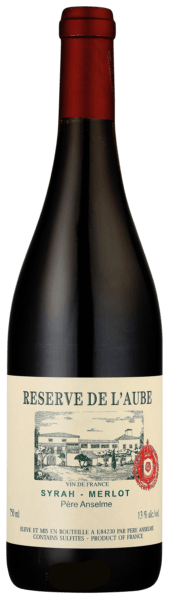 Brotte Pere Anselme Reserve de l'Aube Rouge 750 ML French red wine bottle with rich fruit and balanced structure