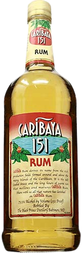 Caribaya Rum 151 Proof 1 L
