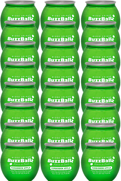 BuzzBallz Forbidden Apple Cocktails 200 ML (24 can)
