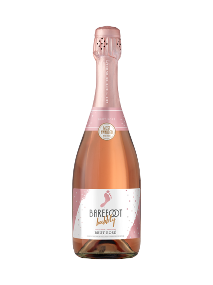 Barefoot Cellars Bubbly Brut Rose Champagne California 750 ML