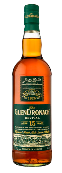 GlenDronach 15 Year Revival Single Malt Scotch Whisky 750 ML