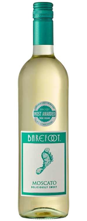 Barefoot Cellars Moscato California 500 ML sweet white wine with peach and citrus notes