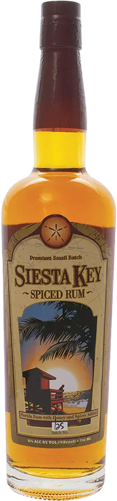Drum Circle Siesta Key Spiced Rum 1.75L bottle with tropical label and premium small-batch spiced rum