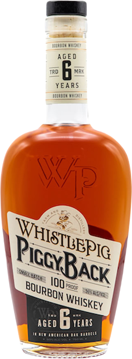 WhistlePig 6 Year Old Piggy back Straight Rye Whiskey 750 ML