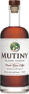 Mutiny Island Vodka Island Cold Pressed Puerto Rican Coffee Flavored Vodka 750 ML