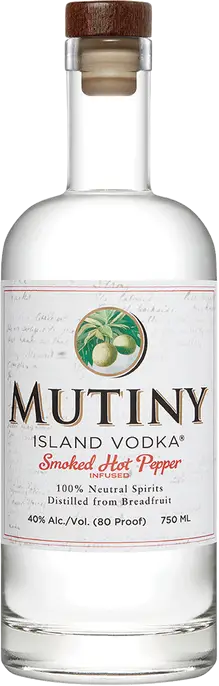 Mutiny Island Vodka Smoked Hot Pepper Vodka 750 ML