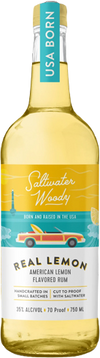 Saltwater Woody Real American Lemon Flavored Rum Small Batch 1 L