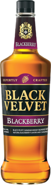 Black Velvet Blackberry Flavored Whisky 70 750 ML