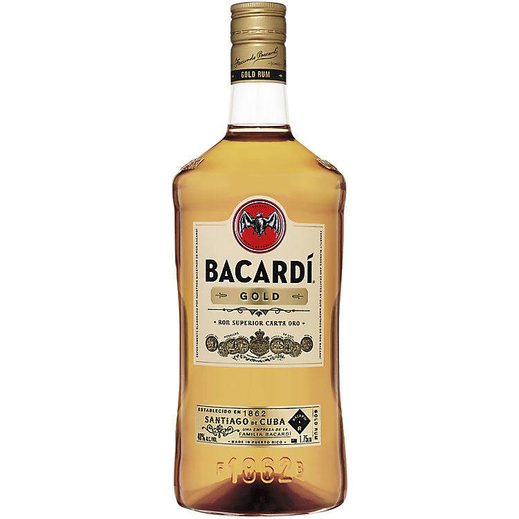 Bacardi Gold Rum 80 750 ML