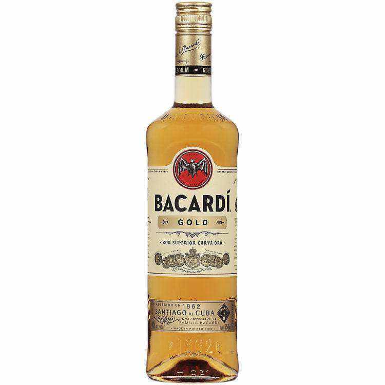 Bacardi Gold Rum 80 750 ML