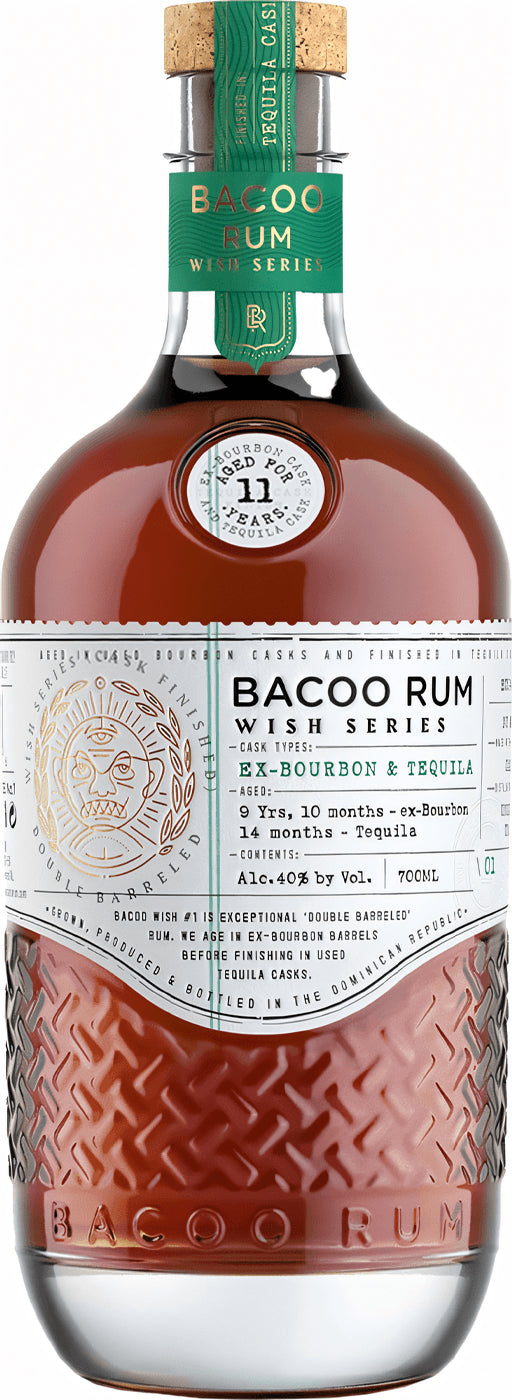 Bacoo Dominican Wish Series 11Yr Rum 700 ML