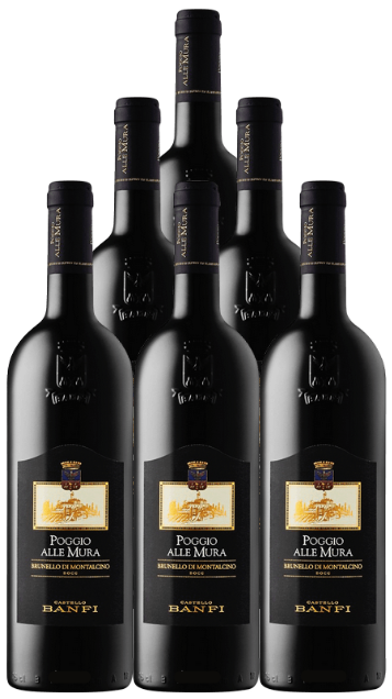 Banfi Poggio alle Mura Brunello di Montalcino 2018 750 ML (6 Bottles)