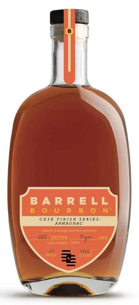 Barrell Bourbon Cask Finish Series Armagnac 7 Yr 113 proof 750ML bottle with rich caramel and dried fruit notes