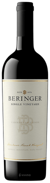 Beringer Vineyards Single Vineyard Cabernet Sauvignon Steinhauer Ranch Vineyard Howell Mountain 2018 750 ML