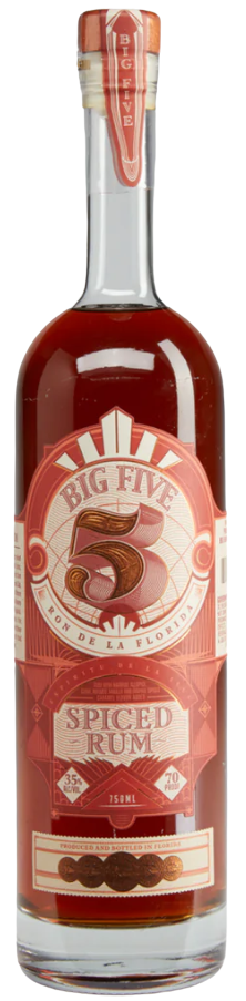 Big Five Spiced Rum 750 ML