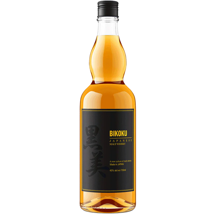 Bikoku Single Malt Whisky 750 ML Japanese whisky bottle with elegant design and label