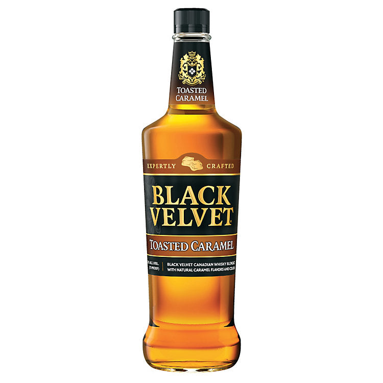 Black Velvet Toasted Caramel Flavored Whisky 70 1.75 L