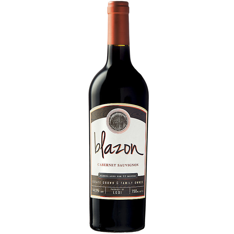Blazon Cabernet Sauvignon Estate Grown Family Owned Lodi 750 ML
