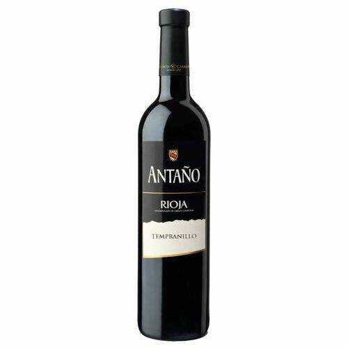 Bodegas Antano Rioja Tempranillo 750 ML wine bottle with label.