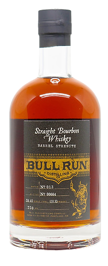 Bull Run Barrel Strength 6 Year Bourbon MGP Whiskey 750 ML