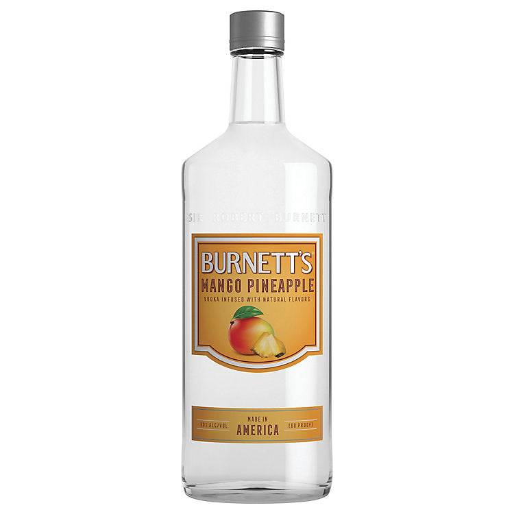 Burnett's Mango Pineapple Flavored Vodka 60 1-75 L