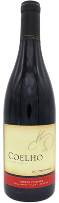 Coelho Winery Pinot Noir Zeitoun Vineyard Eola-Amity Hills 750 ML