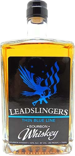 Leadslingers Thin Blue Line Bourbon Whiskey 750 ML