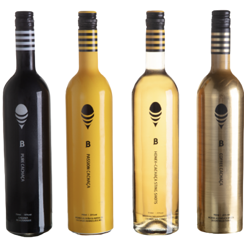 Cachaca B Variety Pack 750 ML 9 (4 Bottle)