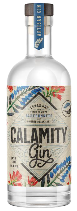 Calamity Gin Texas Dry Artisan Gin 750 ML bottle