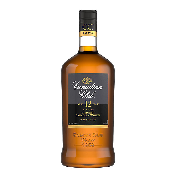 Canadian Club Canadian Whisky Classic 12 Yr 80 1.75 L