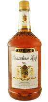 Canadian Leaf Premium Canadian Whisky 750ml bottle with rich golden color and classic label