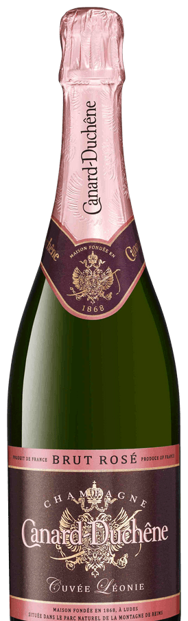 Canard-Duchene Brut Cuvee Leonie Rose Champagne 750 ML