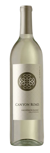 Bottle of Canyon Road Sauvignon Blanc 750 ML – crisp California white wine