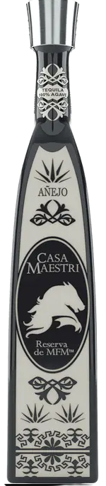 Casa Maestri Anejo 750 ML tequila bottle premium aged oak barrels smooth rich flavor