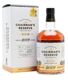 Chairmans Reserve Vintage 2009 Rum bottle and box, premium Caribbean aged rum from Saint Lucia