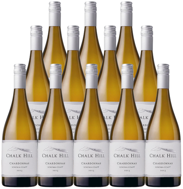 Chalk Hill Chardonnay Sonoma Coast 2024 750 ML (12 Bottles)