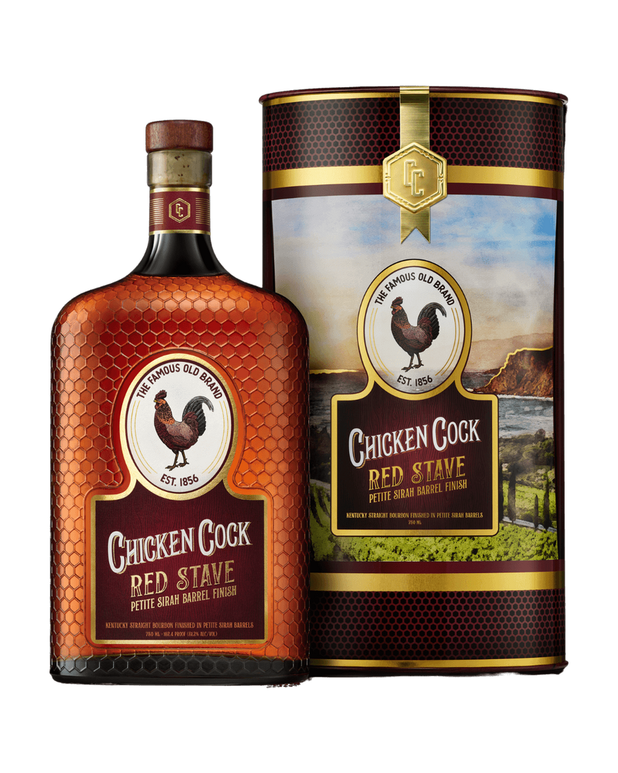 Chicken Cock Red Stave Bourbon 750 ML
