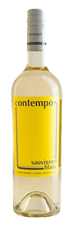 Contempo Sauvignon Blanc Valle Del Cachapoal 2021 wine bottle with a yellow label.