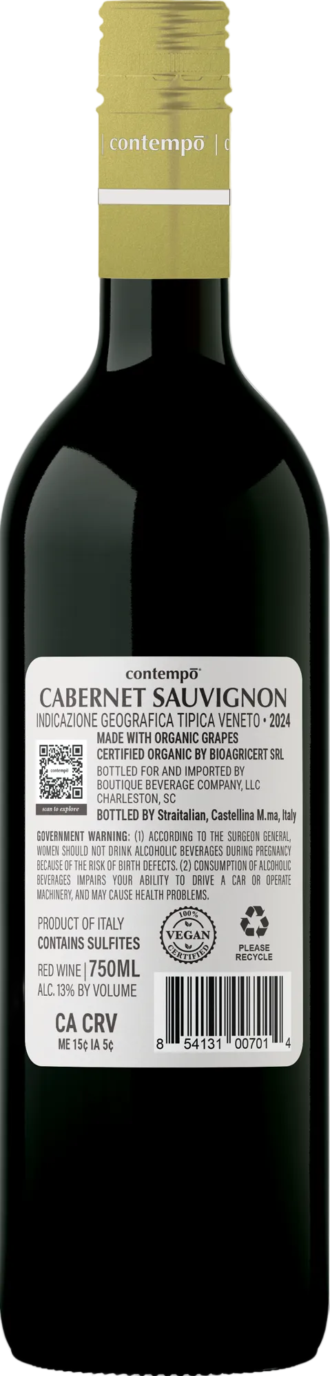 Contempo Cabernet Sauvignon 750 ML