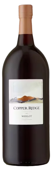 Copper Ridge Wines Merlot California 750 ML