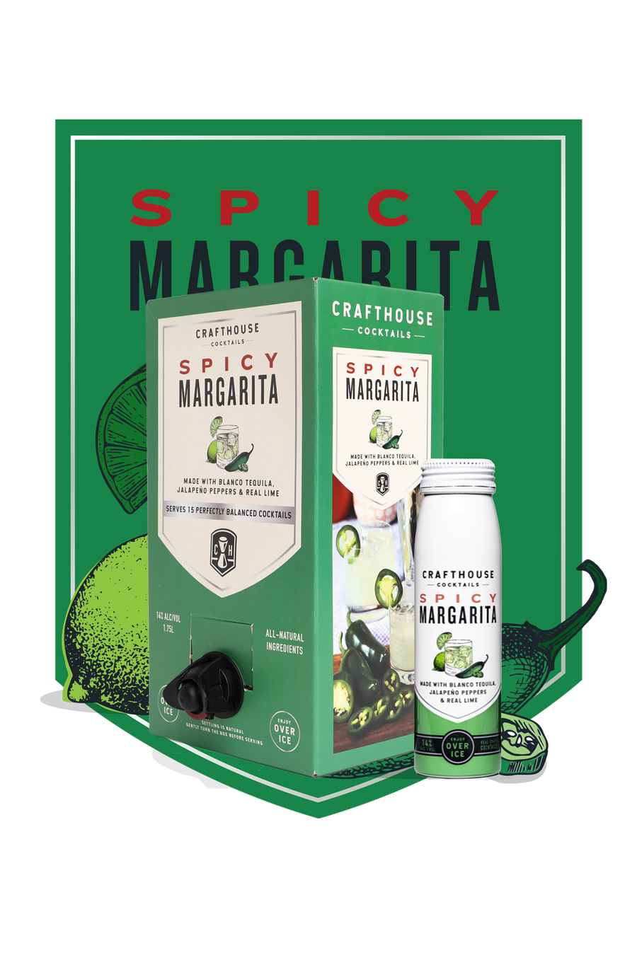 Crafthouse Cocktails Spicy Margarita 1.75 L