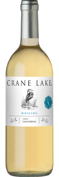 Crane Lake Cellars Riesling 750ml bottle with honeysuckle and green apple notes