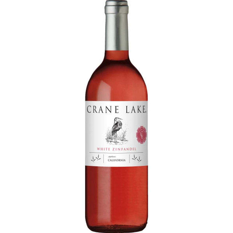 Crane Lake Cellars White Zinfandel 1.5L bottle with light pink color and floral aromas.
