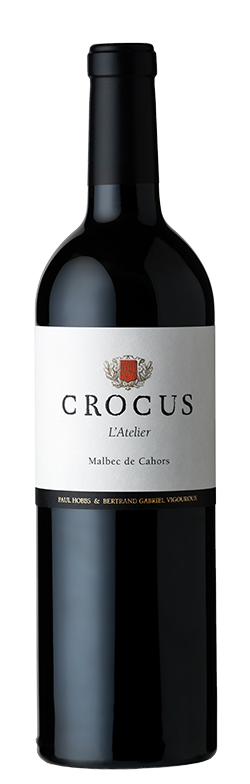 Crocus Malbec De Cahors L'Atelier 2018 750 ML – French red wine with bold dark fruit and spice flavors.