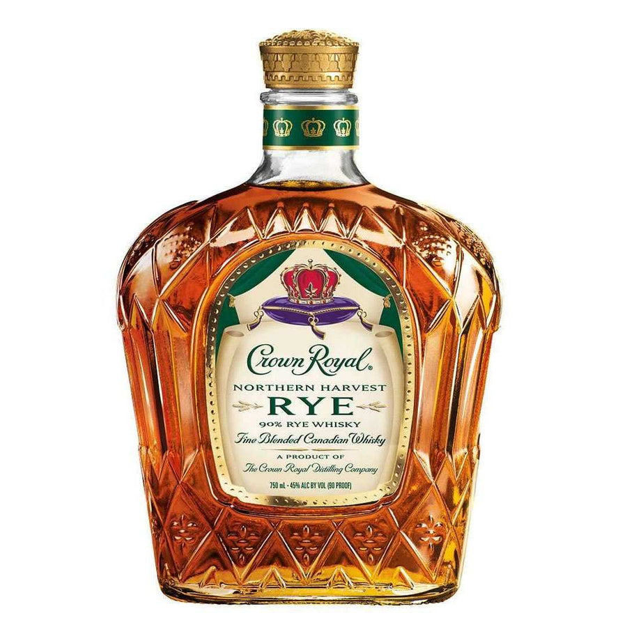 Crown Royal Canadian Rye Whisky Northern Harvest 750 ML bottle showcasing premium Canadian rye whisky with smooth, spicy, and sweet notes